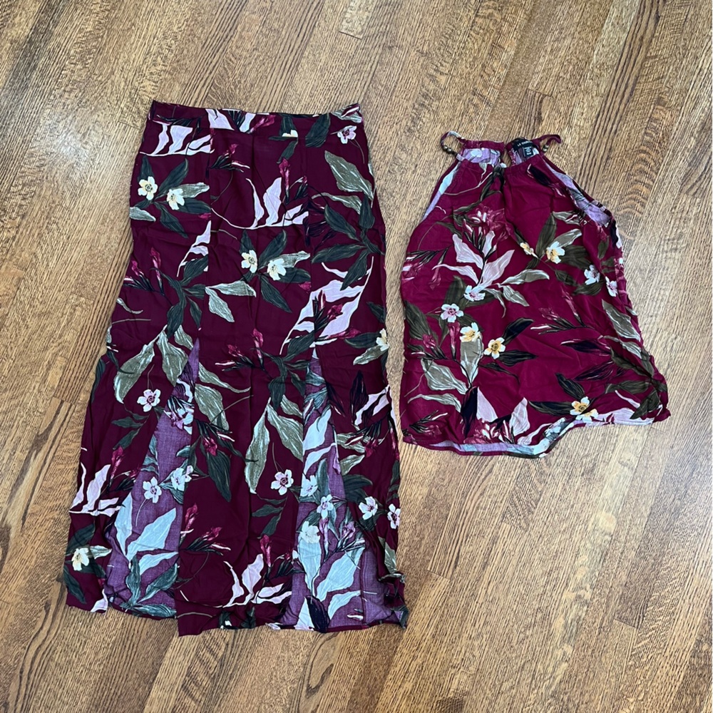 ‼️3/$30‼️ Le Chateau Skirt and Top Matching Set